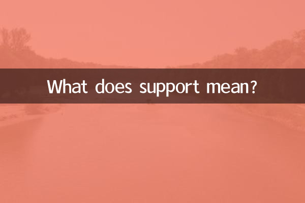 حمایت یعنی چی؟