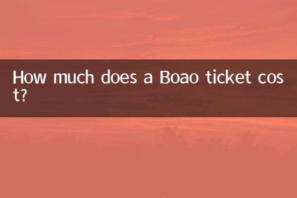 ボアオ島のチケットはいくらですか?