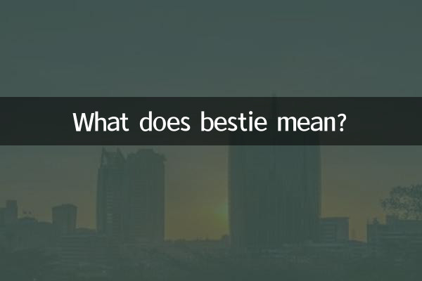 O que significa melhor amigo?