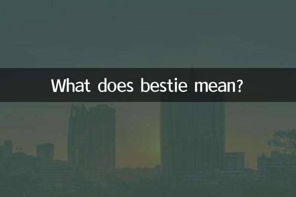 O que significa melhor amigo?