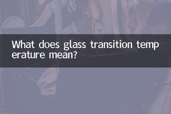 玻璃化温度是什么意思