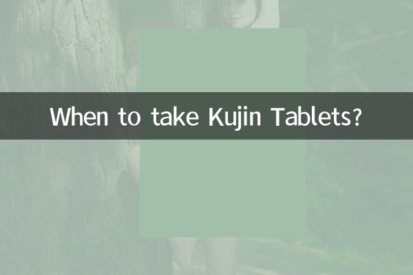 구진정은 언제 복용해야 하나요?