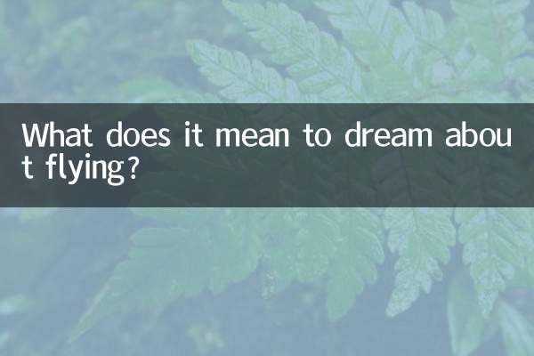Cosa significa sognare di volare?