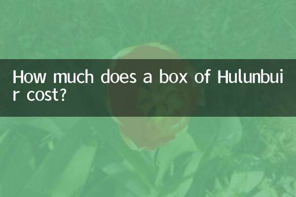 フルンボイル 1 箱の値段はいくらですか?