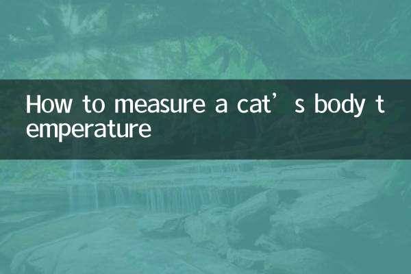 Come misurare la temperatura corporea di un gatto