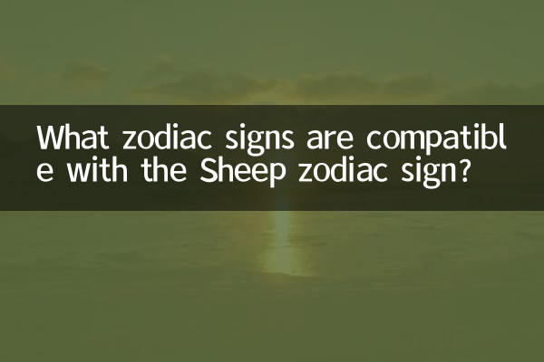 What zodiac signs are compatible with the Sheep zodiac sign?