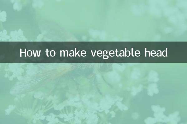 Como fazer a cabeça vegetal