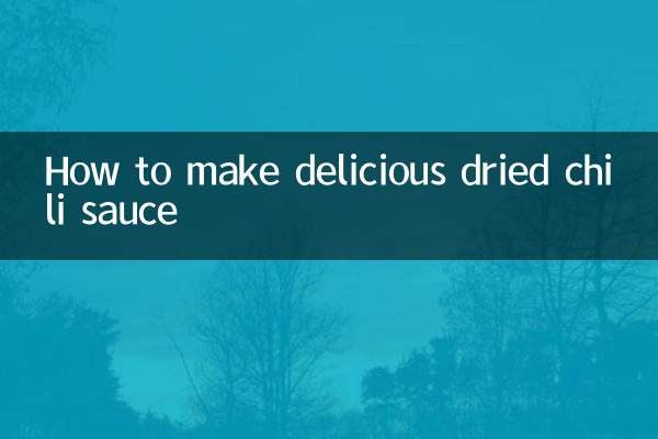 Como fazer um delicioso molho de pimenta seca