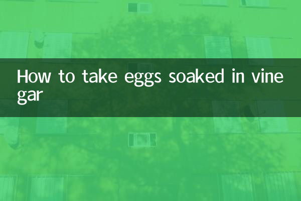 Cómo tomar huevos remojados en vinagre