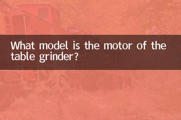 ¿Qué modelo es el motor de la amoladora de mesa?