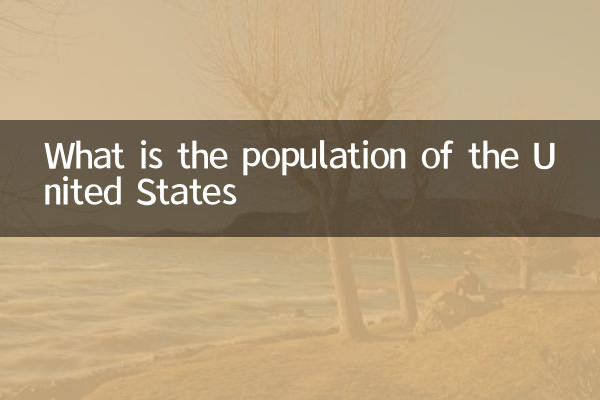 ¿Cuál es la población de los Estados Unidos?