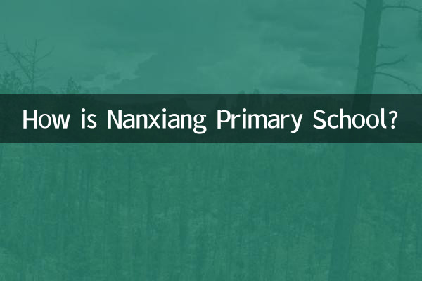 Nanxiang প্রাথমিক বিদ্যালয় কেমন?