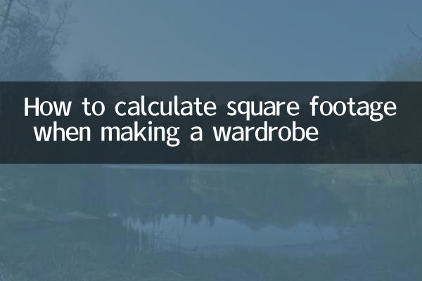 একটি ওয়ারড্রোব তৈরি করার সময় কীভাবে বর্গ ফুটেজ গণনা করবেন