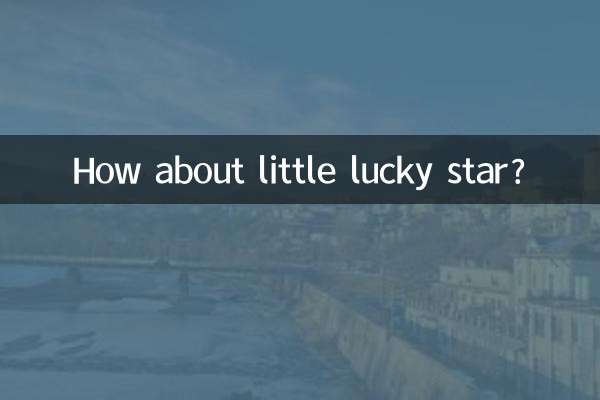 Que tal estrelinha da sorte?