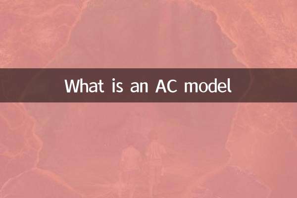 Qu'est-ce qu'un modèle AC