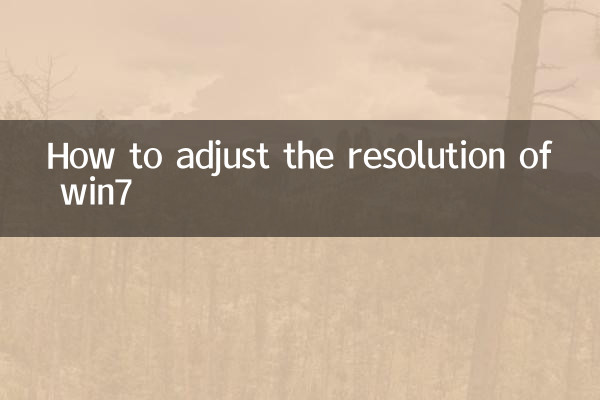 win7 এর রেজোলিউশন কিভাবে সামঞ্জস্য করা যায়