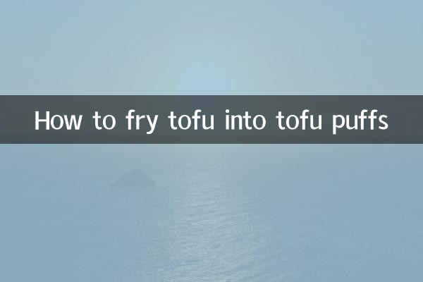 Cómo freír tofu en hojaldres de tofu