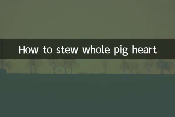 Como refogar coração de porco inteiro