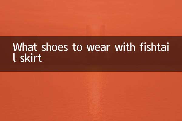 Welche Schuhe trägt man zum Fischschwanzrock?