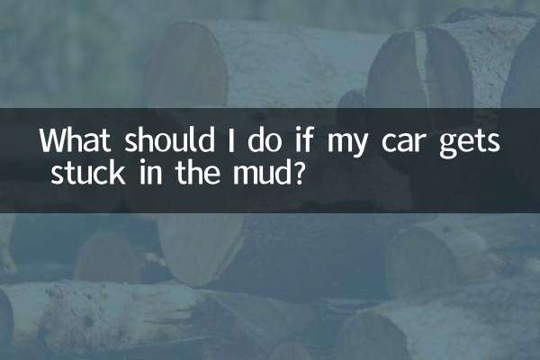 আমার গাড়ি কাদায় আটকে গেলে আমার কী করা উচিত?