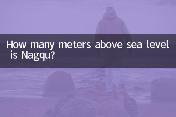 Quantos metros acima do nível do mar está Nagqu?