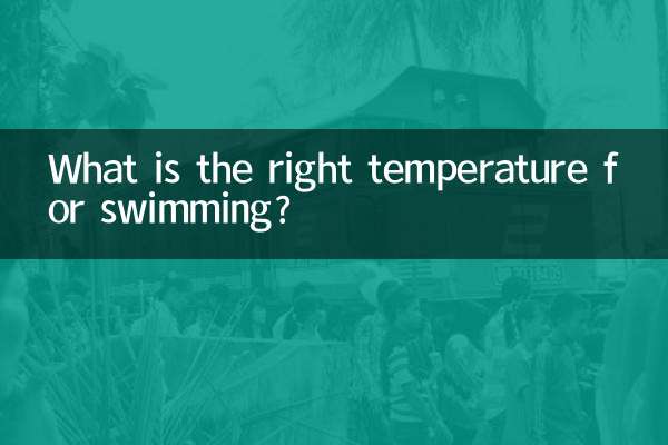 Was ist die richtige Temperatur zum Schwimmen?
