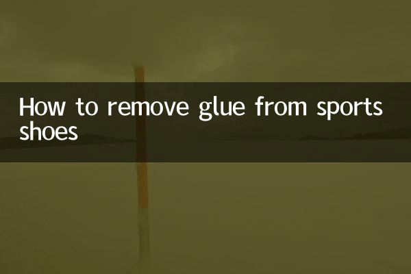 Cómo quitar el pegamento del calzado deportivo