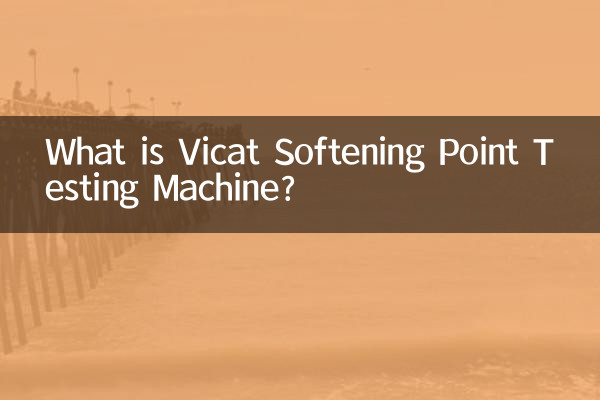 What is Vicat Softening Point Testing Machine?