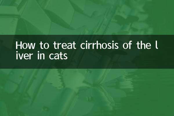 猫肝硬化怎么治疗