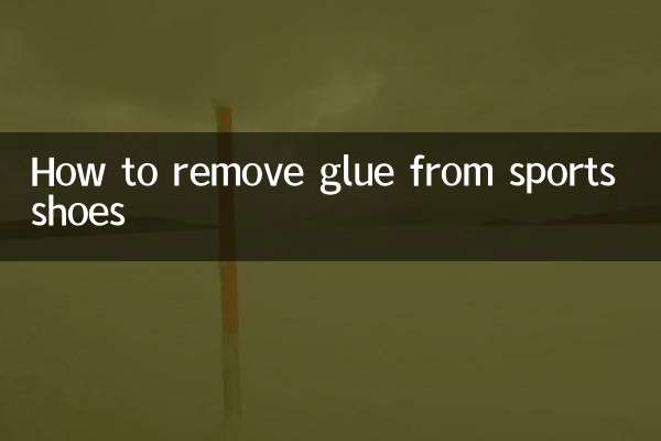 Cómo quitar el pegamento del calzado deportivo