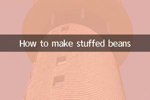 Wie man gefüllte Bohnen macht