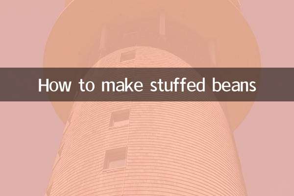 Wie man gefüllte Bohnen macht