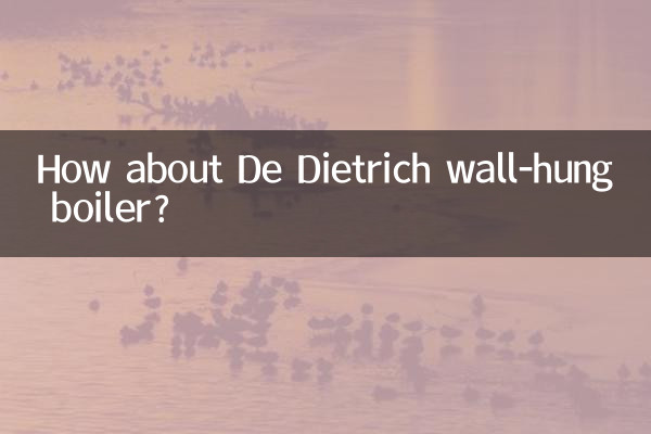 ڈی ڈائیٹرک وال ہنگ بوائلر کے بارے میں کیا خیال ہے؟