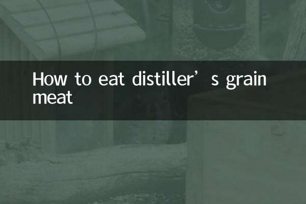 Wie man Destillerienkornfleisch isst