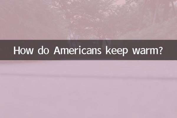 美国人怎么取暖