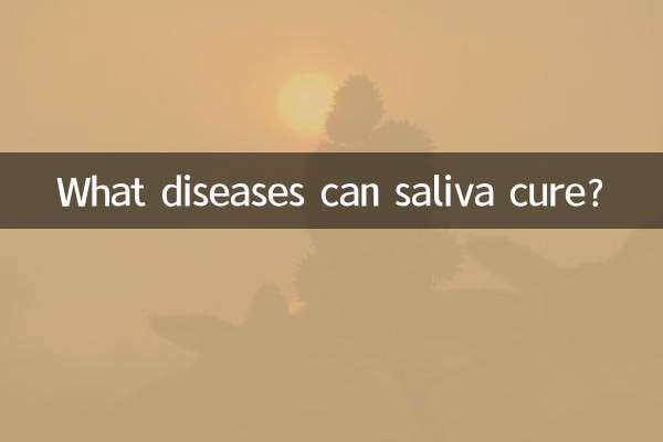 Welche Krankheiten kann Speichel heilen?