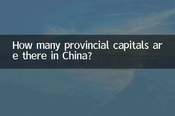 中国有多少省会