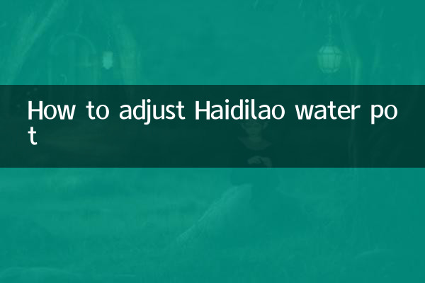 So stellen Sie den Haidilao-Wassertopf ein