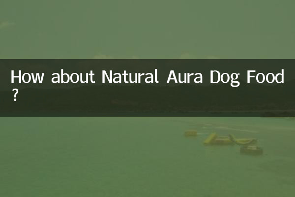 Que tal comida natural para cães Aura?