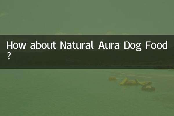 Que tal comida natural para cães Aura?