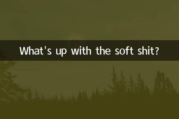 What's up with the soft shit?