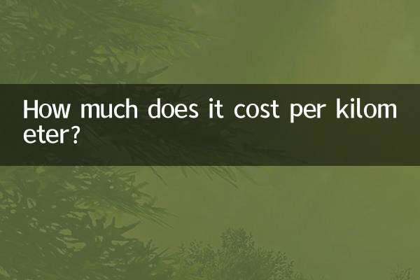 Quanto costa al chilometro?