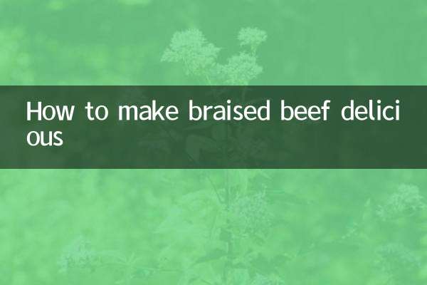 Come rendere delizioso il brasato di manzo