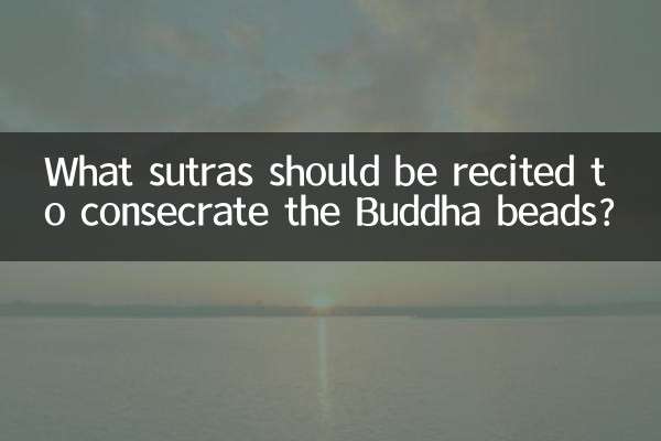 Quali sutra dovrebbero essere recitati per consacrare le perle del Buddha?