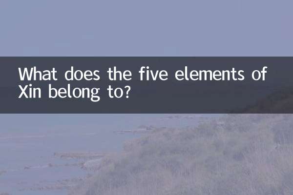 Zu was gehören die fünf Elemente von Xin?