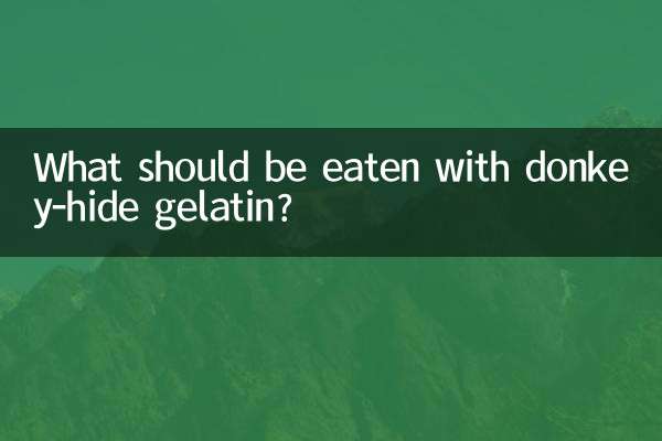با ژلاتین پوست الاغ چه بخوریم؟