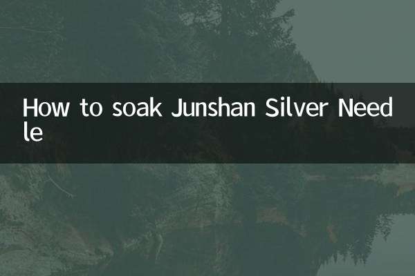 How to soak Junshan Silver Needle
