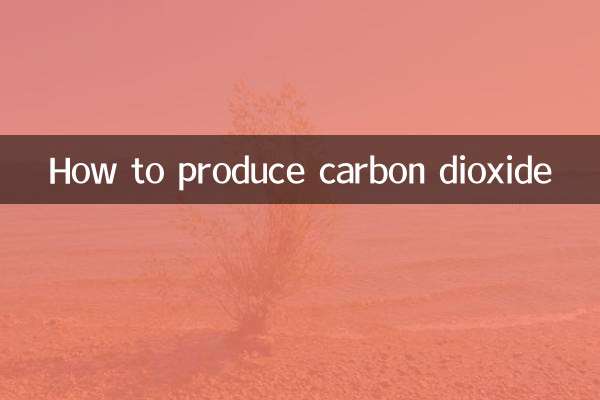 How to produce carbon dioxide