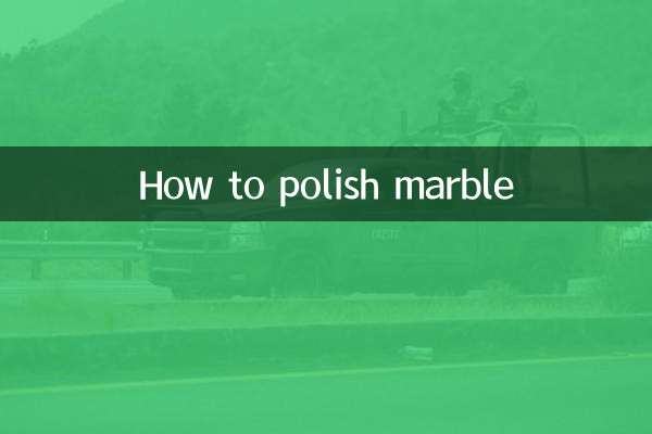 Comment polir le marbre