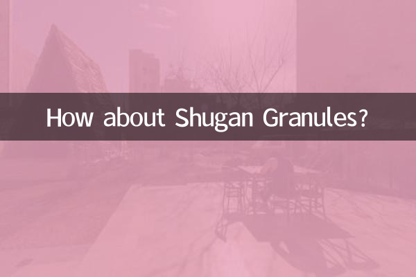 Wie wäre es mit Shugan-Granulat?